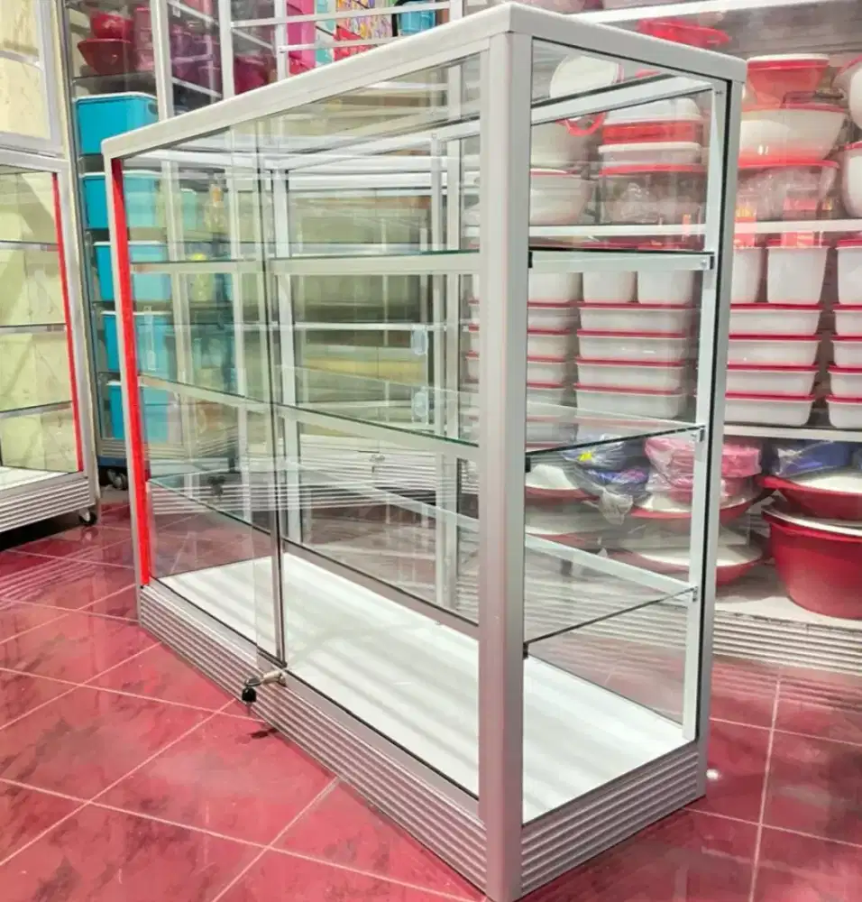 Etalase Panjang 1,2Mx1M Untuk Warung dll.