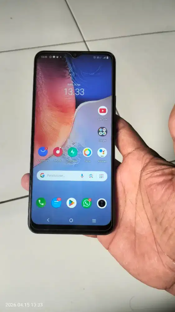 Hp Vivo Y15s batangan no minus