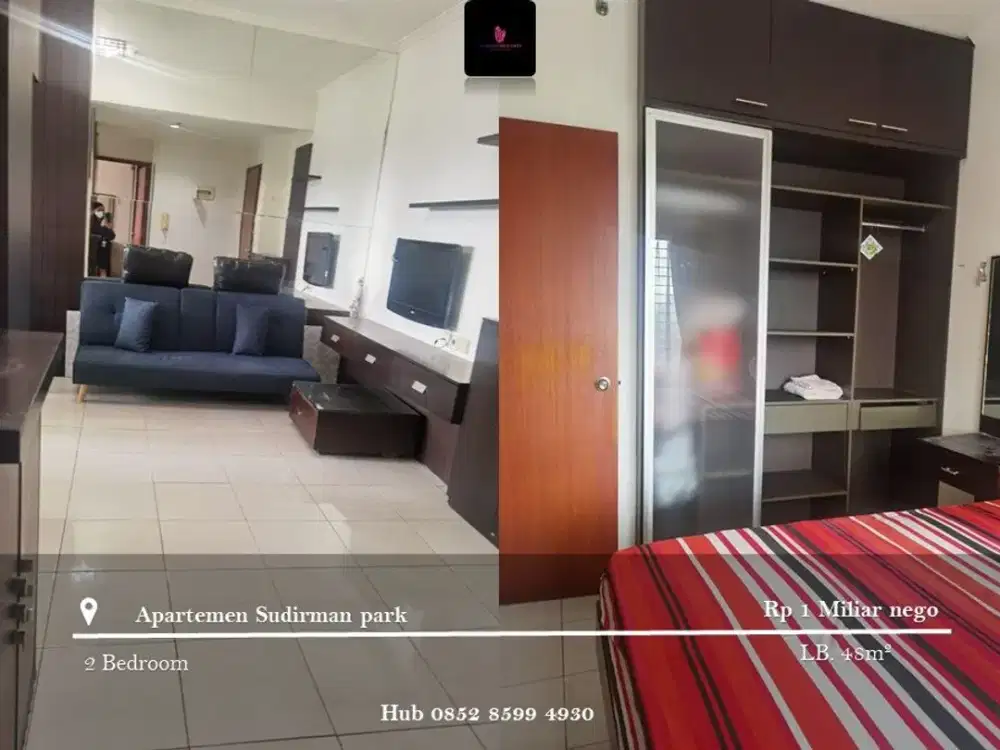 Dijual Apartement Sudirman Park Low Floor 2BR Full Furnished