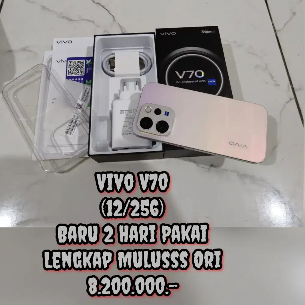 Vivo V70 (12/256) Baru 2 Hari