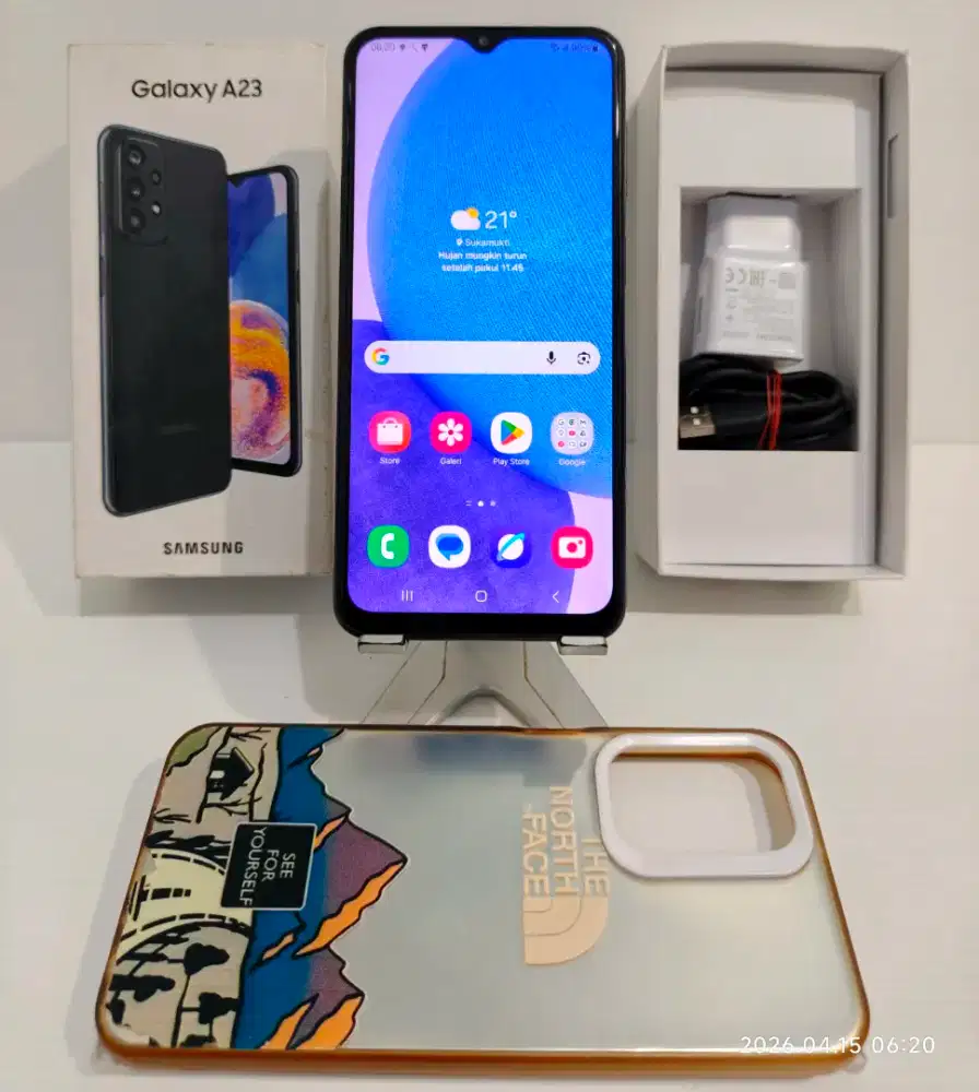 Samsung A23 4G 6/128 Gb NFC Original Fullset black bs TT/BT