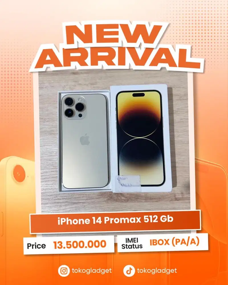 iPhone 14 Promax 512 Gb ex IBOX
