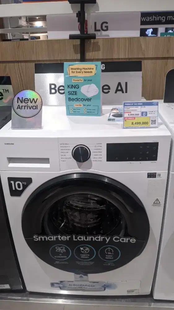 SAMSUNG WM FRONT LOADING 10KG WHITE