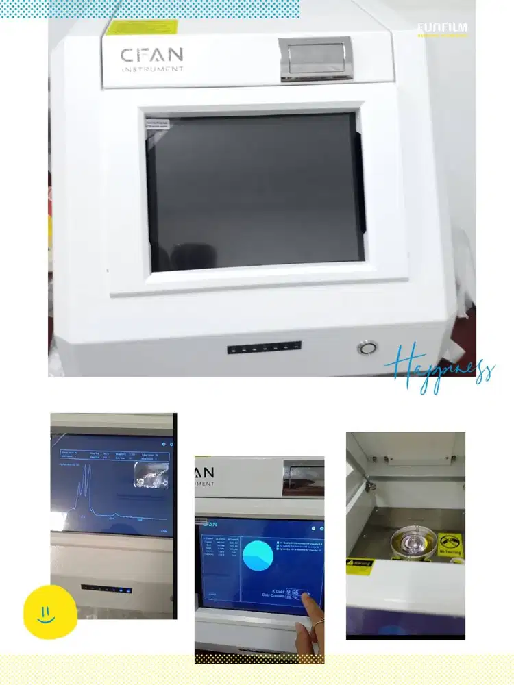 mesin test kadar emas CFAN akurat praktis