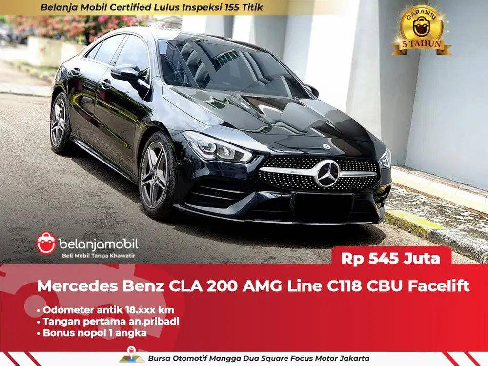 [ GARANSI 5TH ] Mercedes Benz Mercy CLA200 CLA 200 AMG 2020 2021
