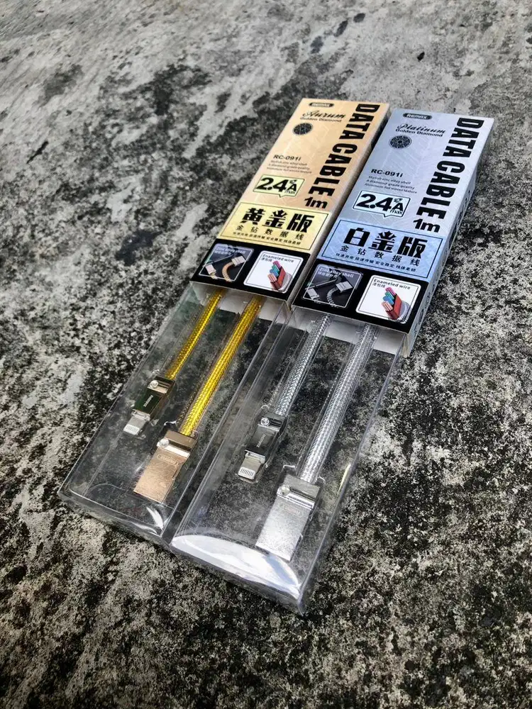 Remax Data Cable Platinum Golden Diamond Lightning RC-091i