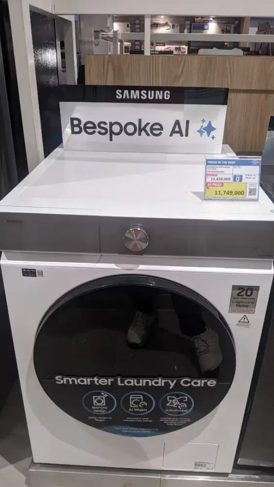 SAMSUNG WM FRONT LOADING 14KG WHITE