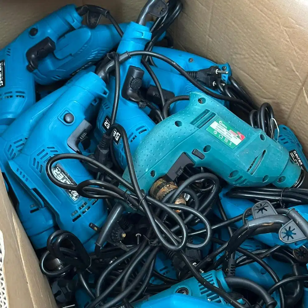 CUCI GUDANG! MESIN BOR GERINDA LISTRIK DLL BARUU