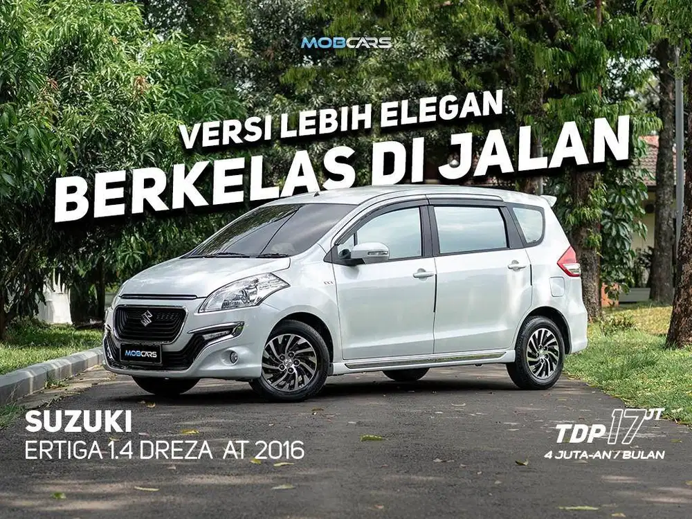 PROMO !! 17 JUTAAN !! PAJAK PANJANG ERTIGA DREZA 1.4 AT 2016 MOBCARS