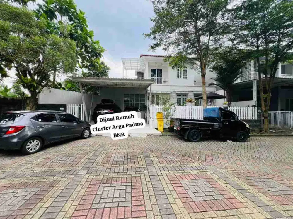 Dijual Rumah Pojok Semi Furnished Dalam Cluster Arga Padma BNR Bogor Selatan