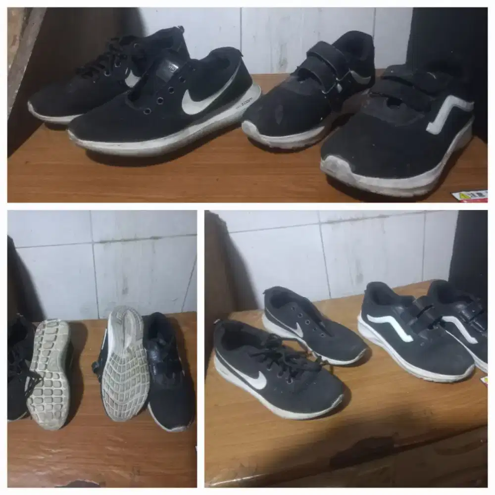 Sepatu Vans & NikeZoom 2pasang