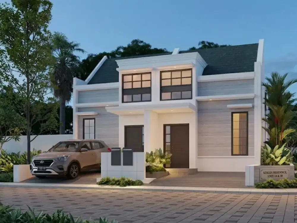 Elegant Minimalist House! Tipe Rafflesia 1 Lantai – Taman Jivva Kemlaten Surabaya -  Dekat Unesa Surabya