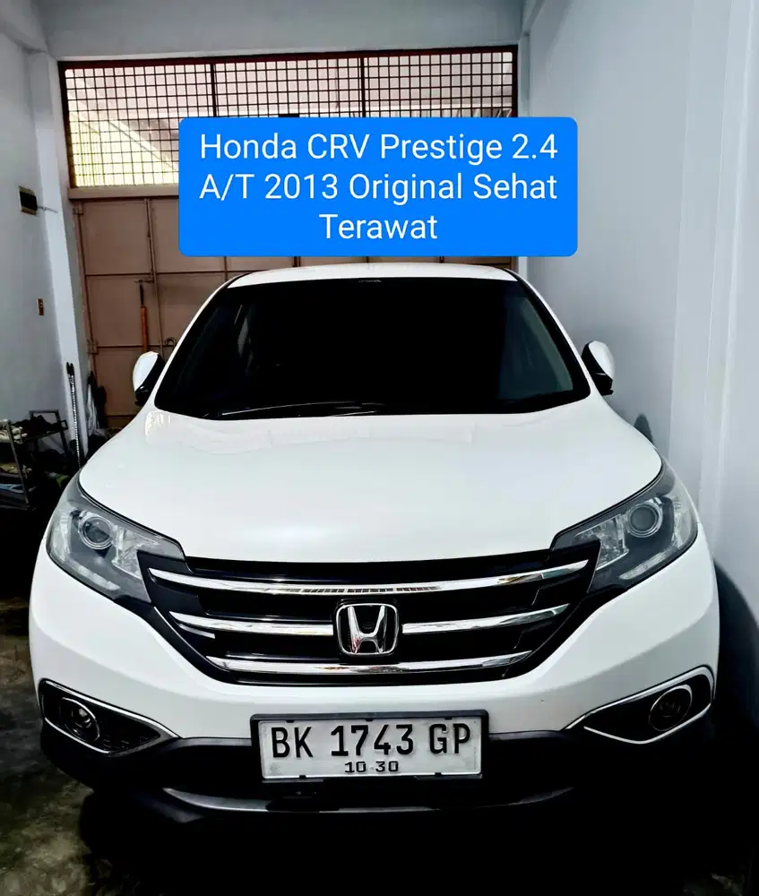 Mentah Honda CRV Prestige 2.4 A/T 2013 Simpanan Terawat Sehat