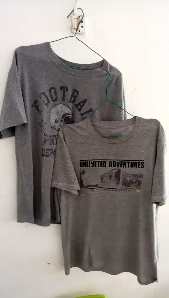 Jual borongan kaos eiger M & hanes M original