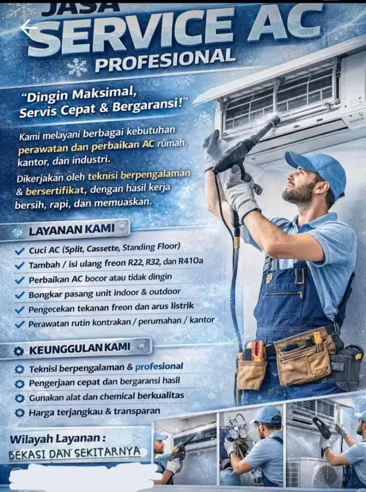 AC KURANG DINGIN? BAU? NETES AIR? JANGAN DIBIARIN