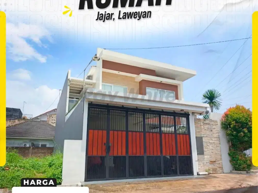 Rumah Hook Bangunan Mewah 2 Lantai Di Jajar Tengah Kota Free 6 AC Dan Kithcen Set