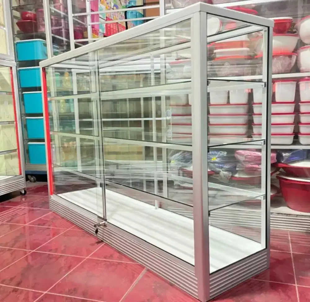 Etalase Panjang 1,5 Meter Siap Kirim