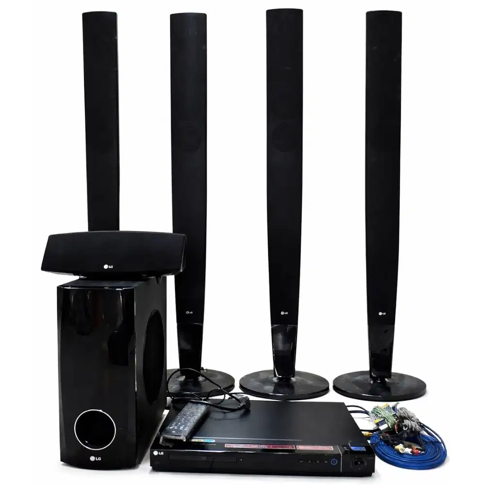 [PTII-4] Preloved Set Lengkap Speaker Tower Home Theater LG 4 PCS