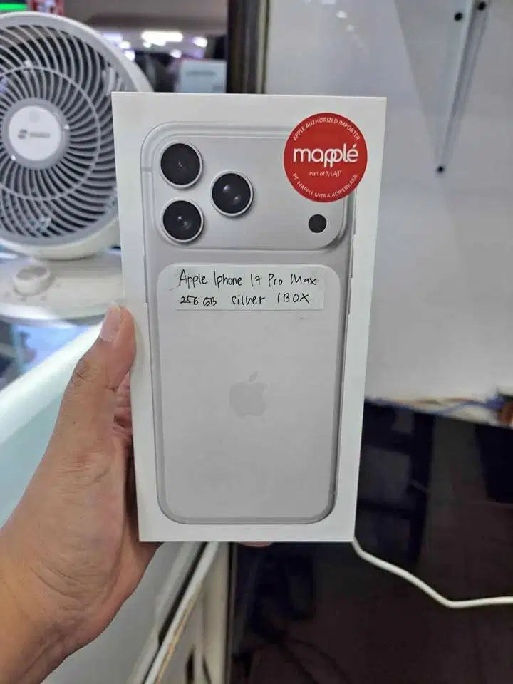 IPhone 17 Pro Max 256GB Silver New BNIB Garansi Resmi