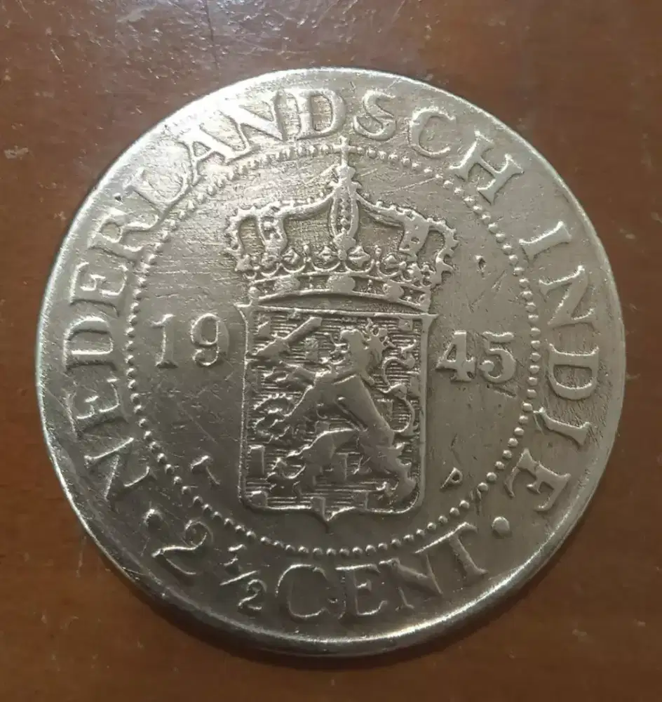 “koin kuno 1945 Nederlandsch Indie asli”