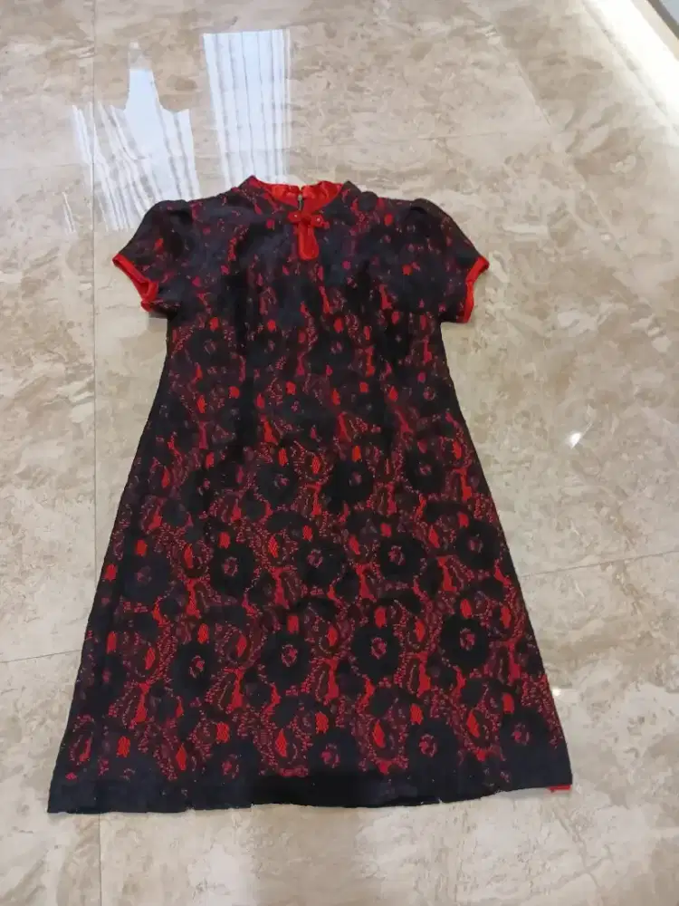 Dress Black and Red