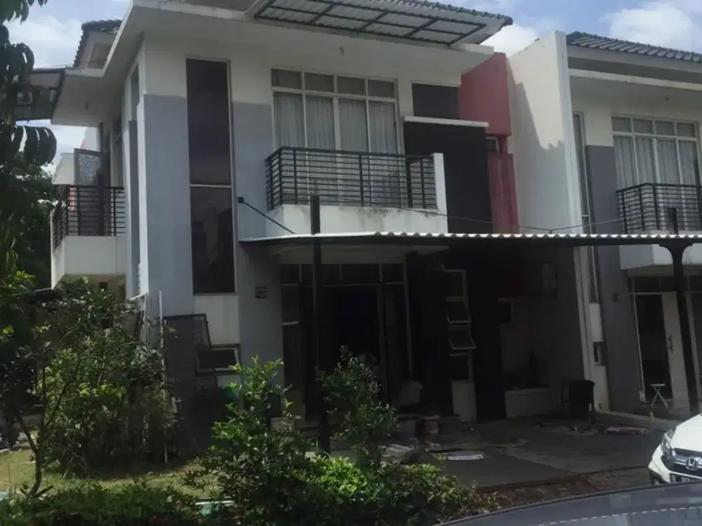DIJUAL RUMAH HOOK MINIMALIS HADAP UTARA UNIT LANGKA JUAL MURAH DI RESIDENCE ONE BSD