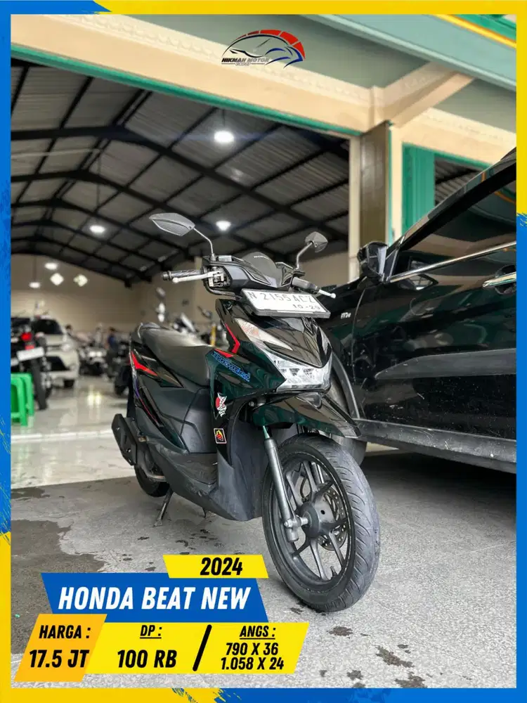 HONDA BEAT NEW 2024 MURAH CIAMIK MASZEEHH HIKMAH MOTOR KEPUH MALANG