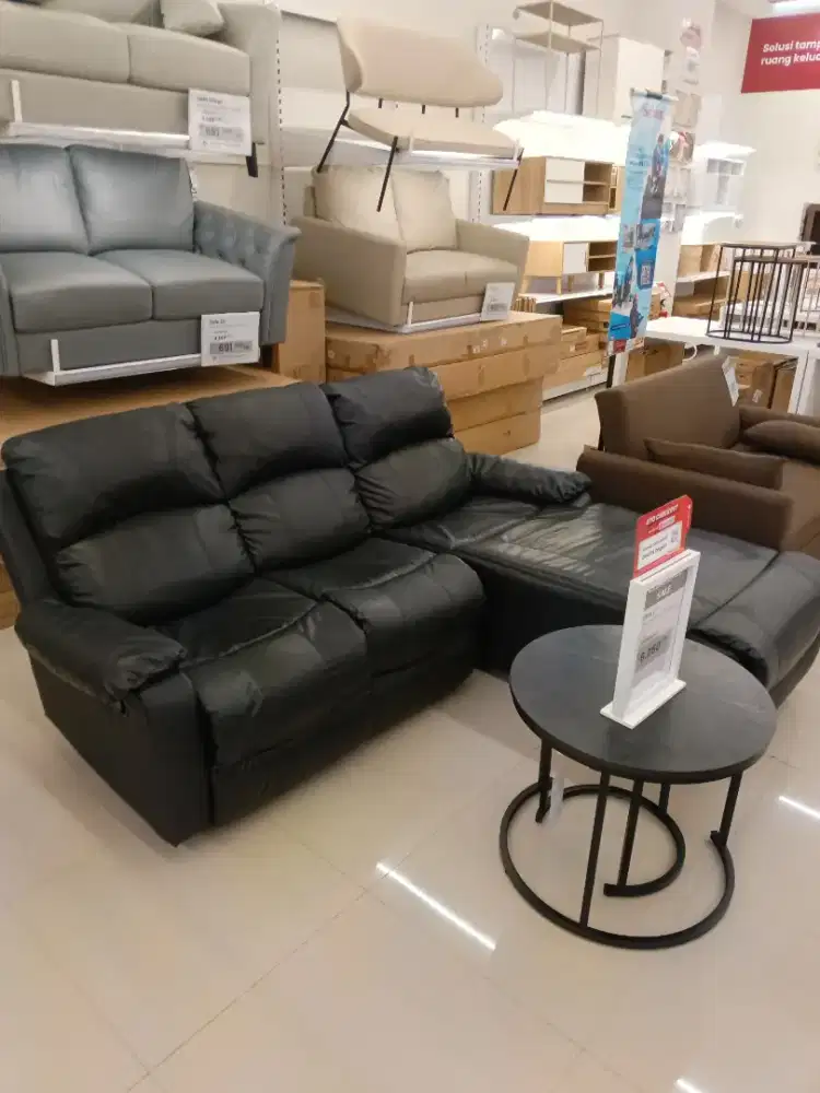 Sofa L LIVERTON SOFA CORNER BLACK