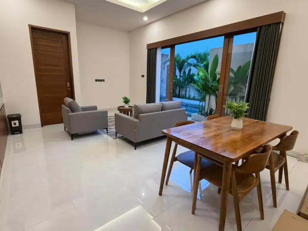 project villa kemenuh ubud jalan besar dan lingkungan villa