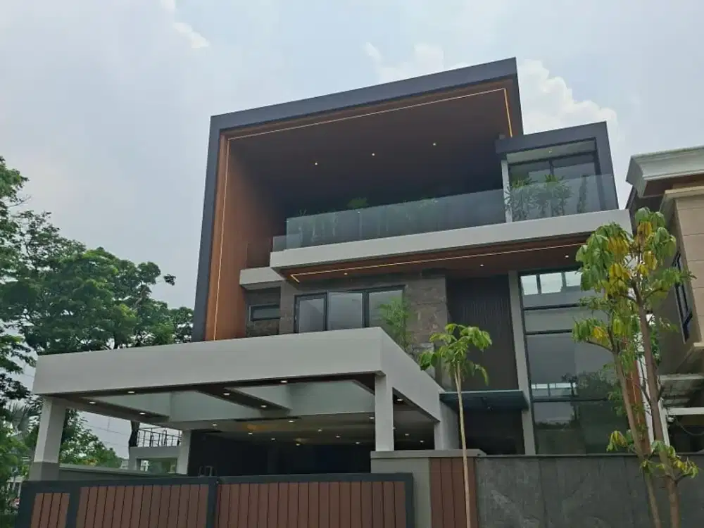 JUAL RUMAH PREMIUM 3 LT SEMI FURNISH MODERN TROPIS CITRALAND SURABAYA BARAT