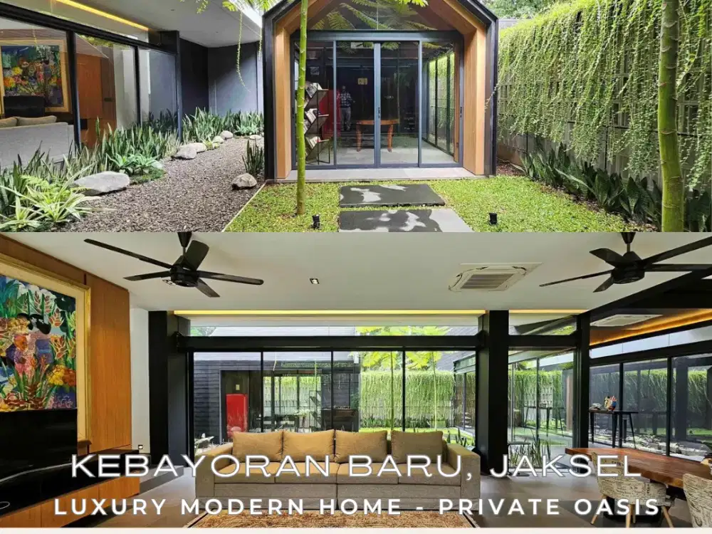 Luxury Home Near SCBD - Spacious Garden at Kebayoran Baru, South Jakarta - SHM