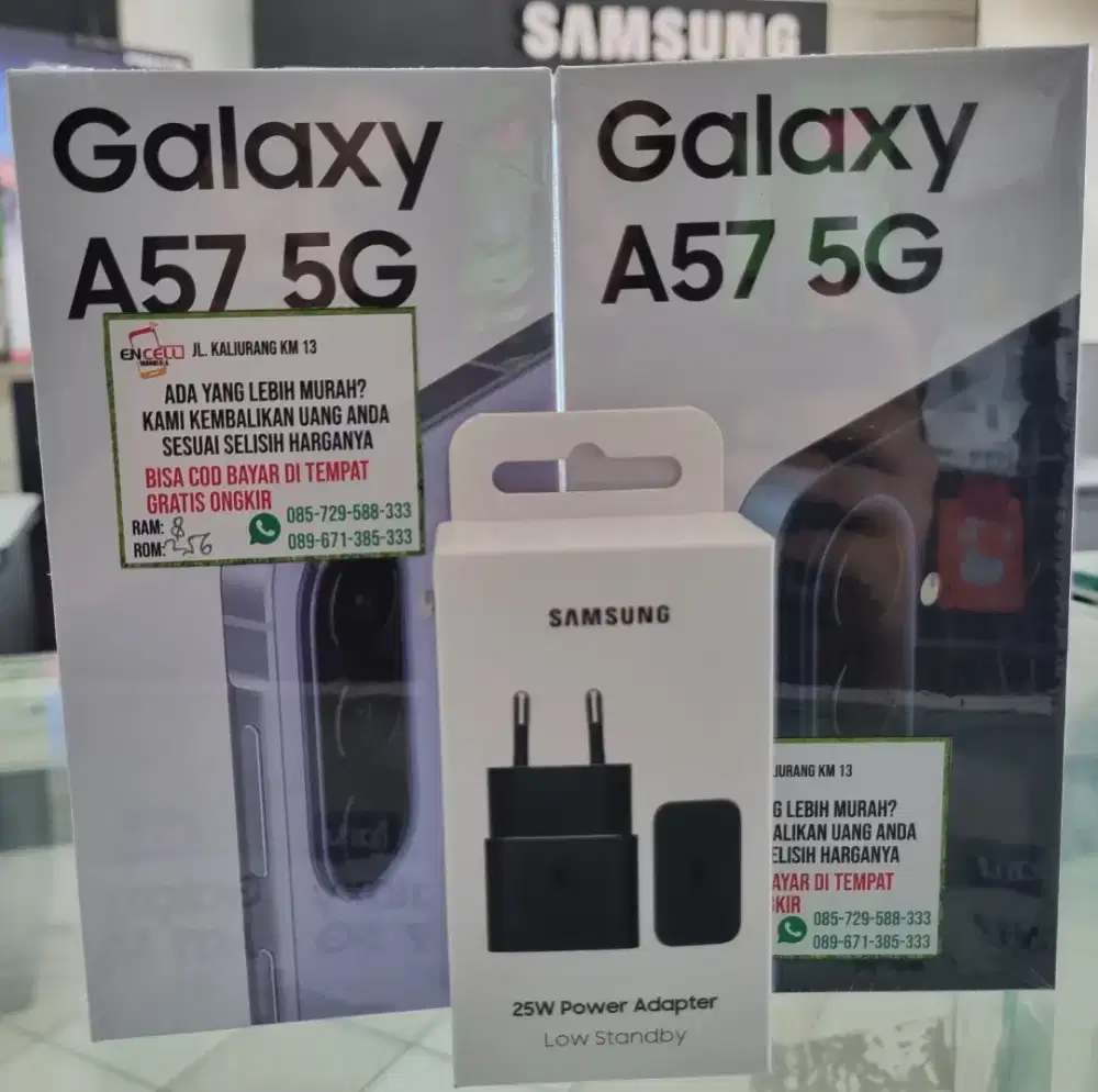 NEW SAMSUNG GALAXY A57 5G FREE ADAPTER