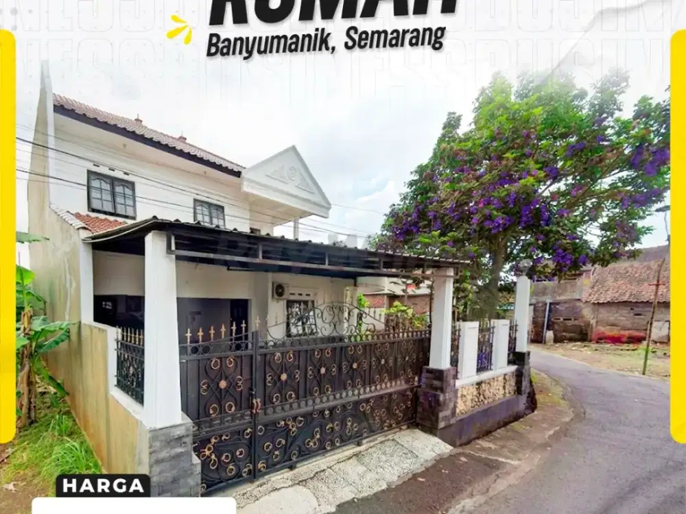 Rumah 2 Lantai Di Banyumanik Semarang Tanah Luas 311m Siap Pakai Dekat Tol