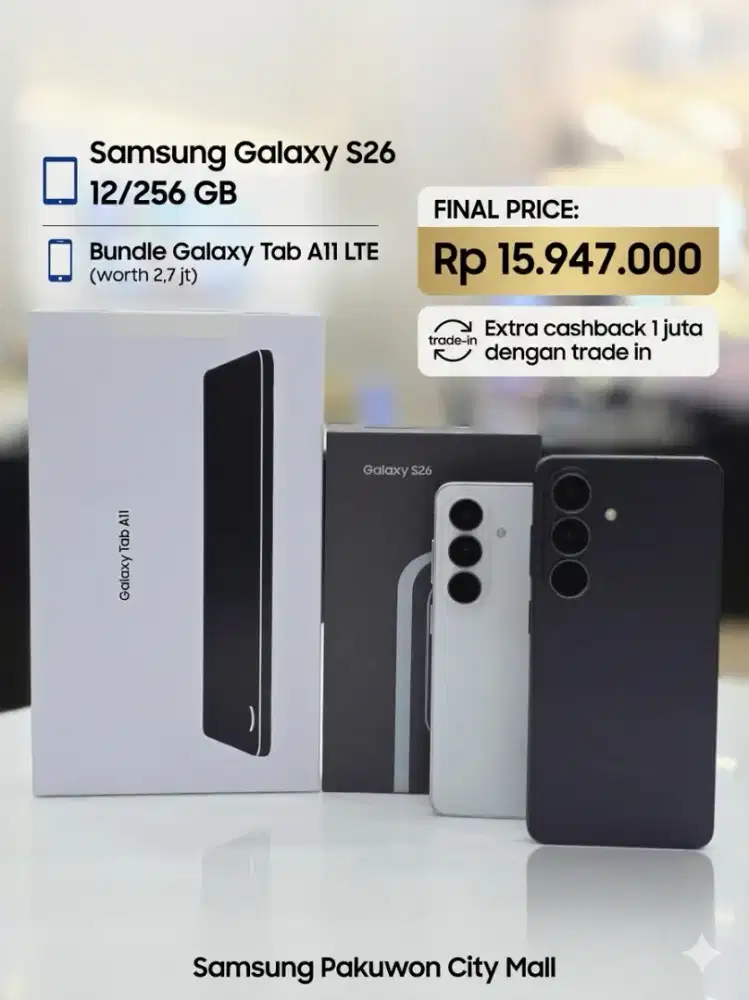 Samsung Galaxy S26 bundle Galaxy Tab A11