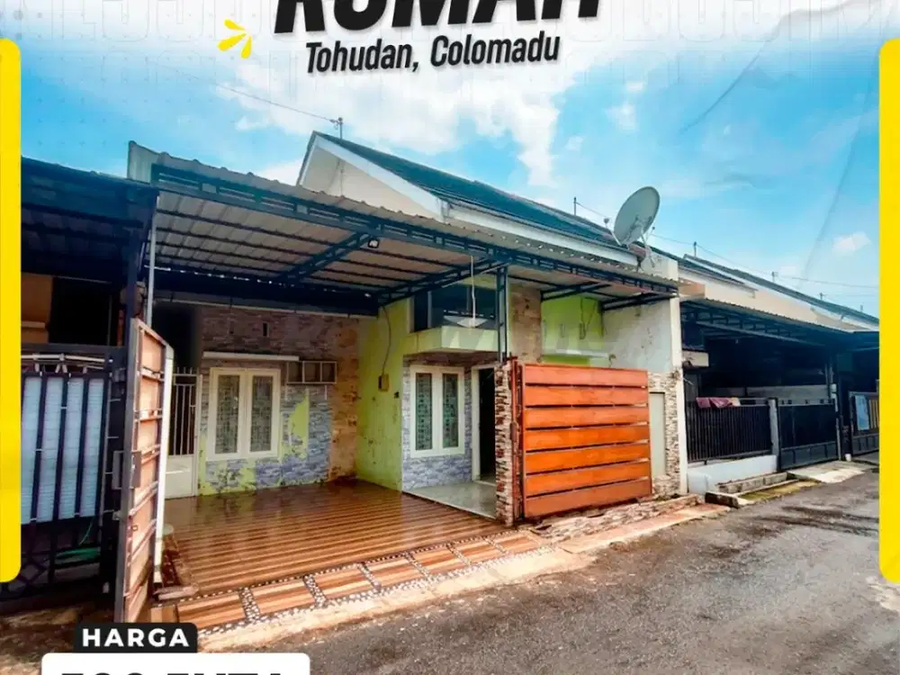 Dijual Rumah Cluster 2Kamar Siap huni di Tohudan Colomadu Karanganyar