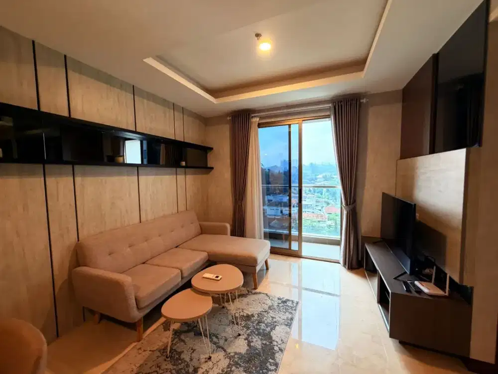 Disewakan Apartement Full Furnished Mewah siap Huni Lokasi di Hegarmanah Residence 2 Bedroom Bandung