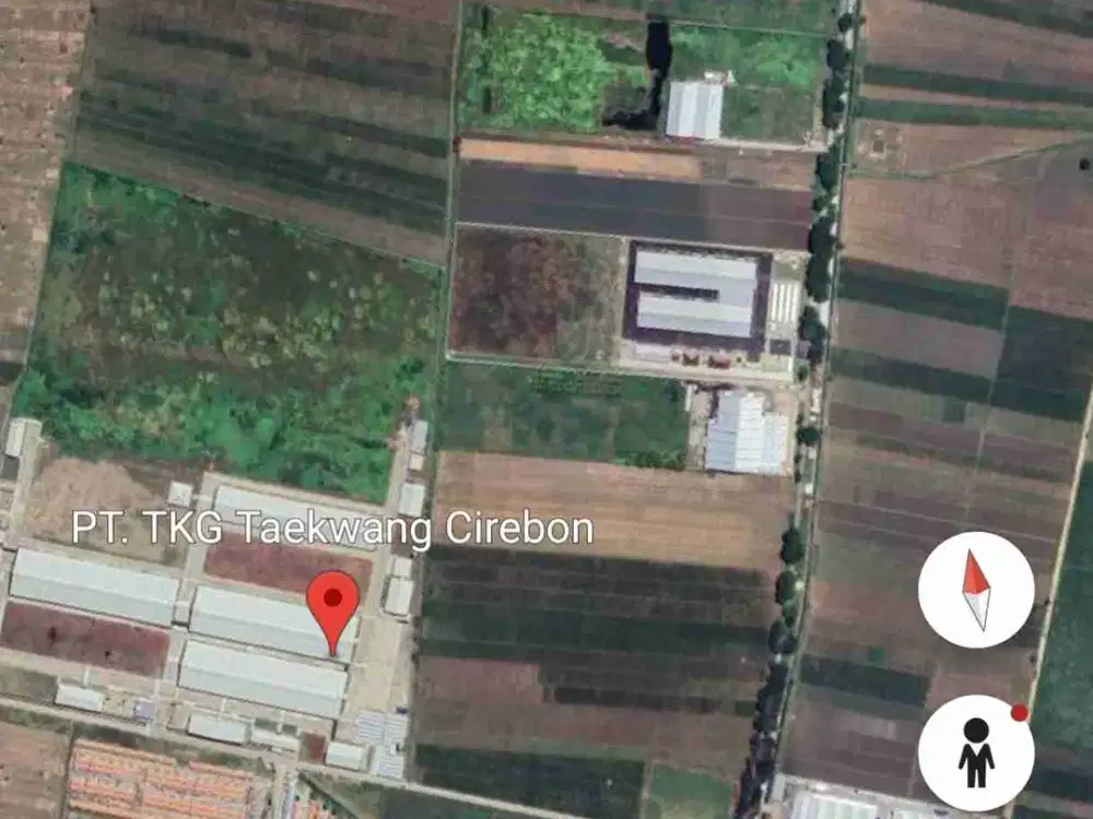 Tanah Murah bentuk kotak di kawasan industri Ciledug kab Cirebon