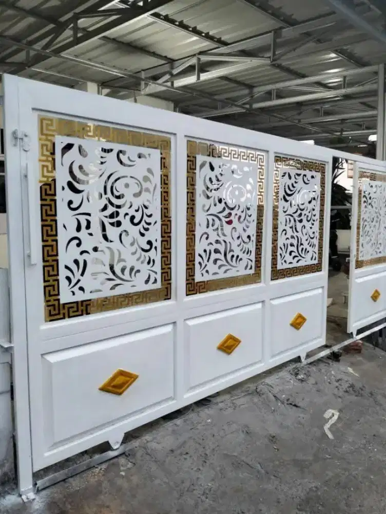 Pintu pagar plat cutting