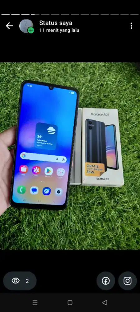 Samsung a05 4/64 Fulllset orian segel no minus