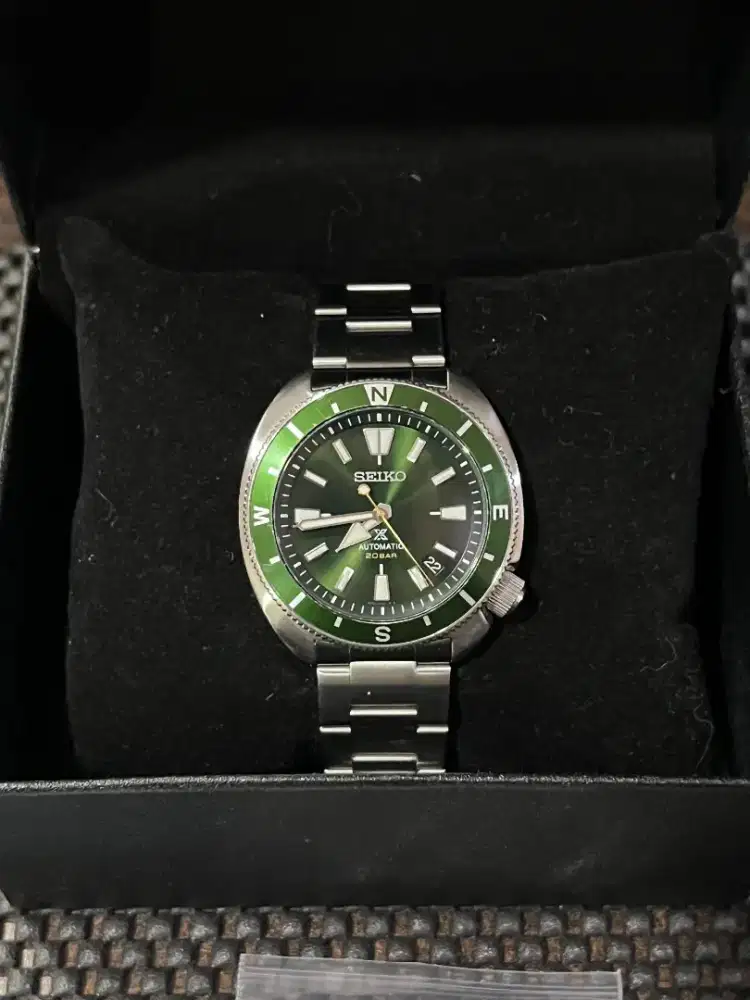 Seiko turtle green automatic