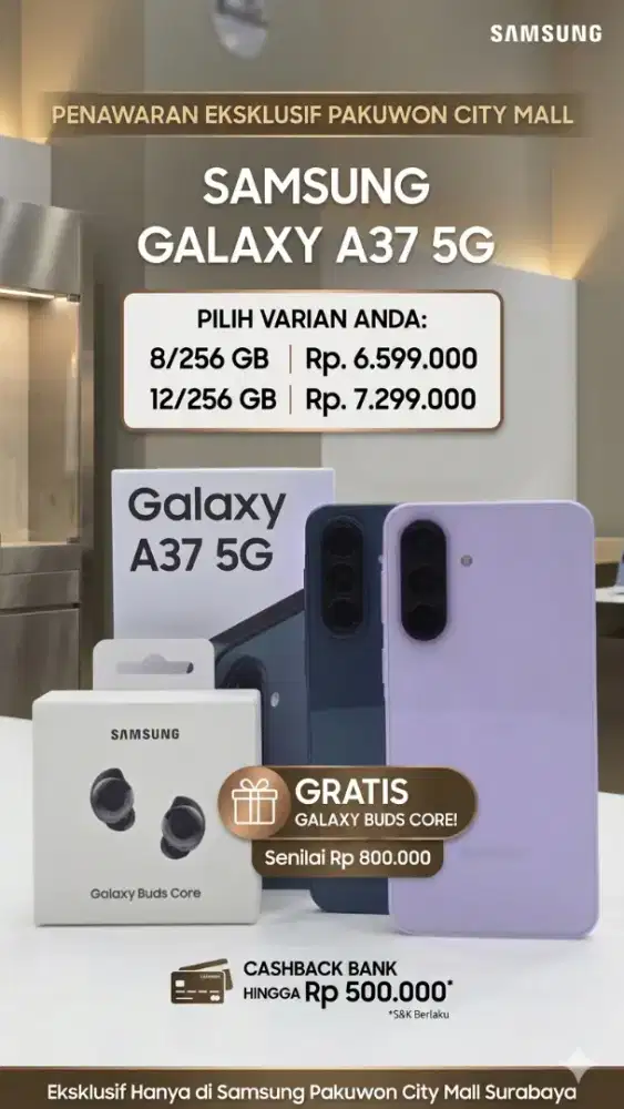 Samsung Galaxy A37 5G free Galaxy Buds