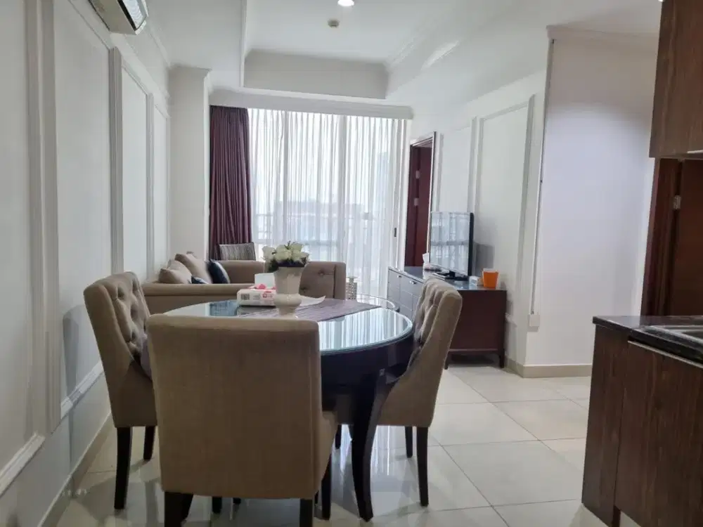 Disewakan Apartemen Denpasar Residence Tower Ubud Lt.18 – 2BR Furnished, City View, Best Price!