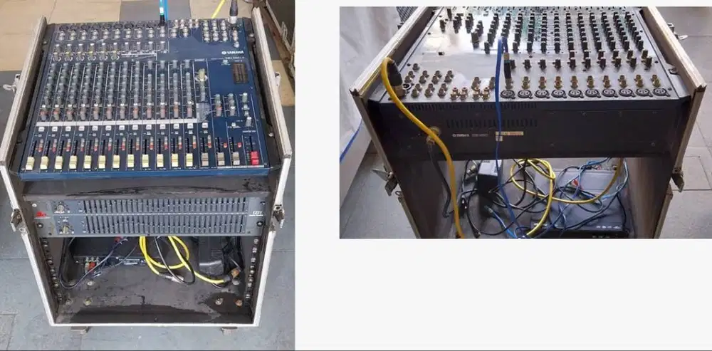 Dijual cepat Mixer MG 166 CX Yamaha  +  Equalizer Dbx 1231 (double)