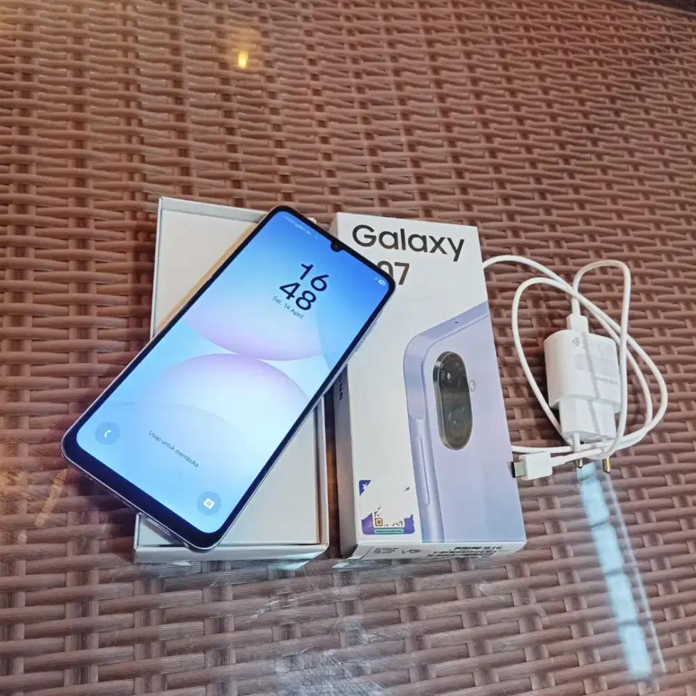 Samsung a07 4/128 Fullset ori no minus