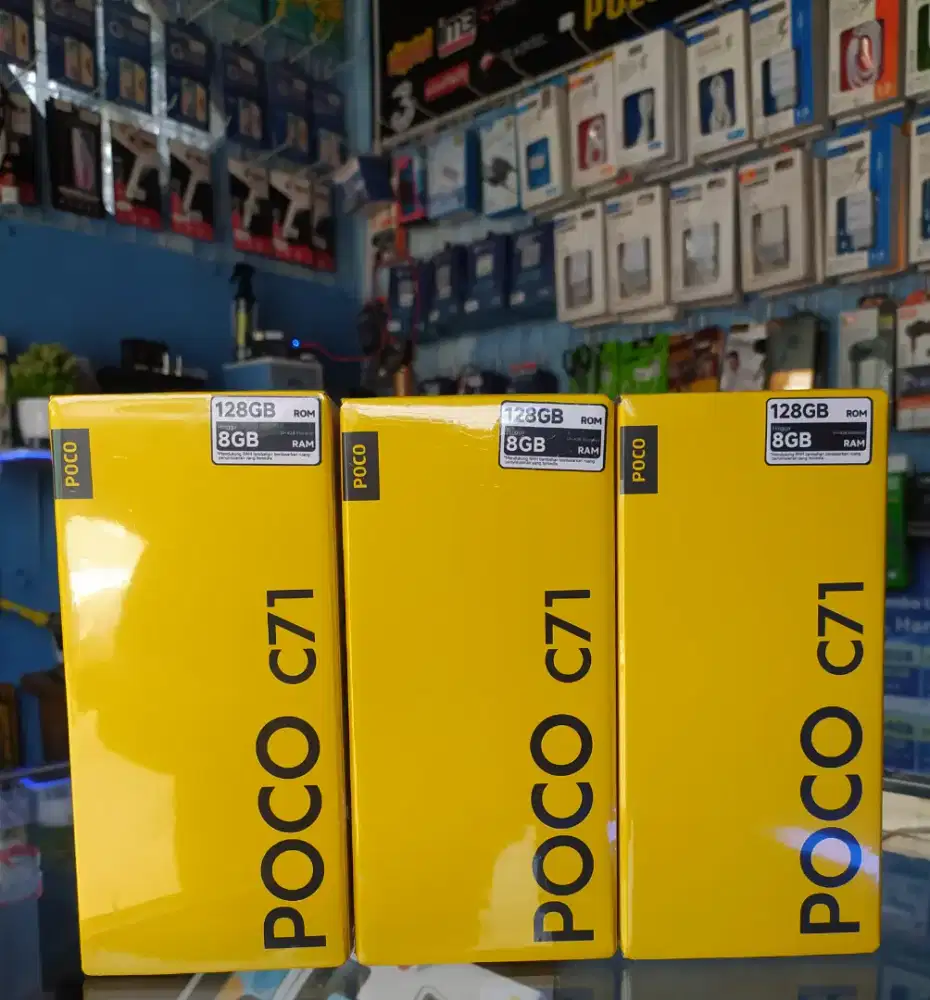 POCO C71 BARU Garansi Resmi 128gb