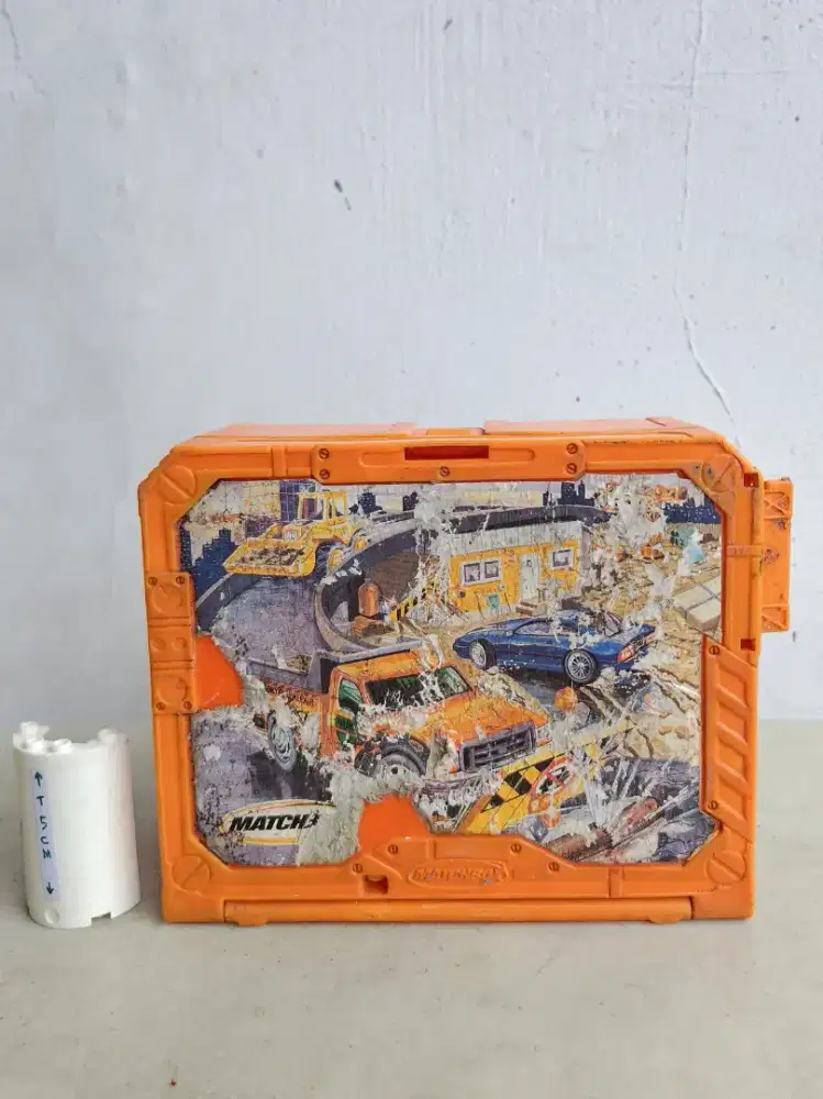 Matchbox Garage Fold n Go Carry Playset Mattel Diorama Bengkel Diecast