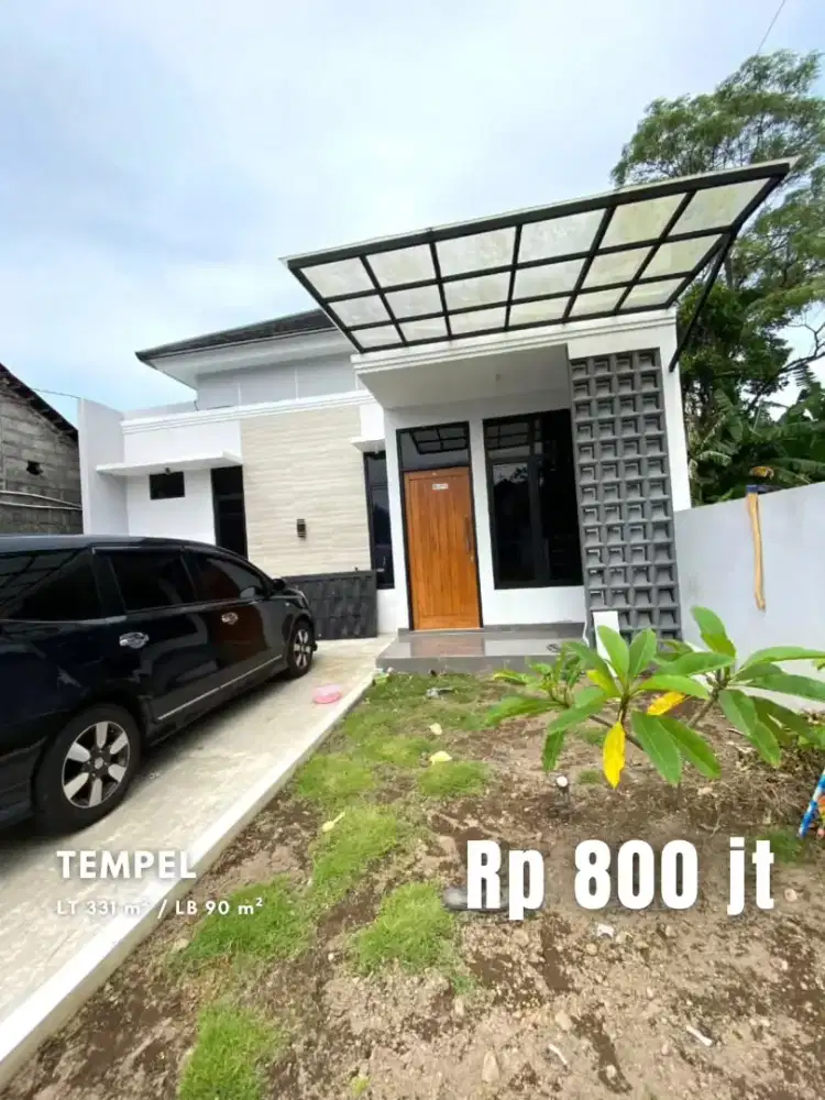 Dijual Rumah Halaman Luas Akses Mudah di Margorejo Tempel