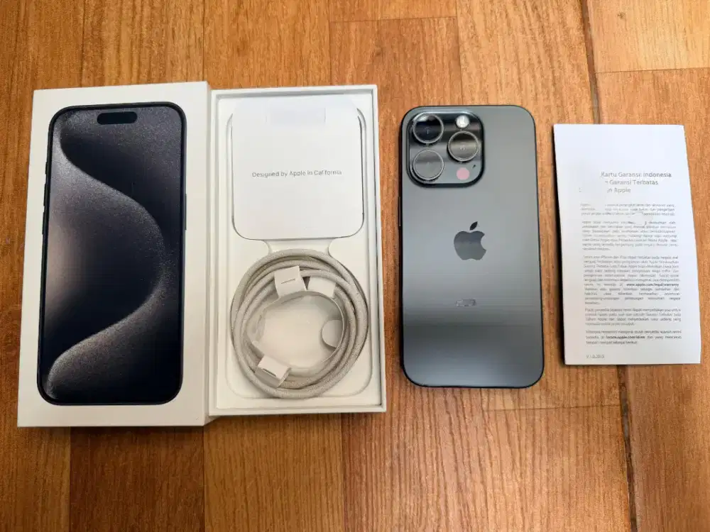 FS IPHONE 15 PRO 256GB Black Titanium Ex Ibox