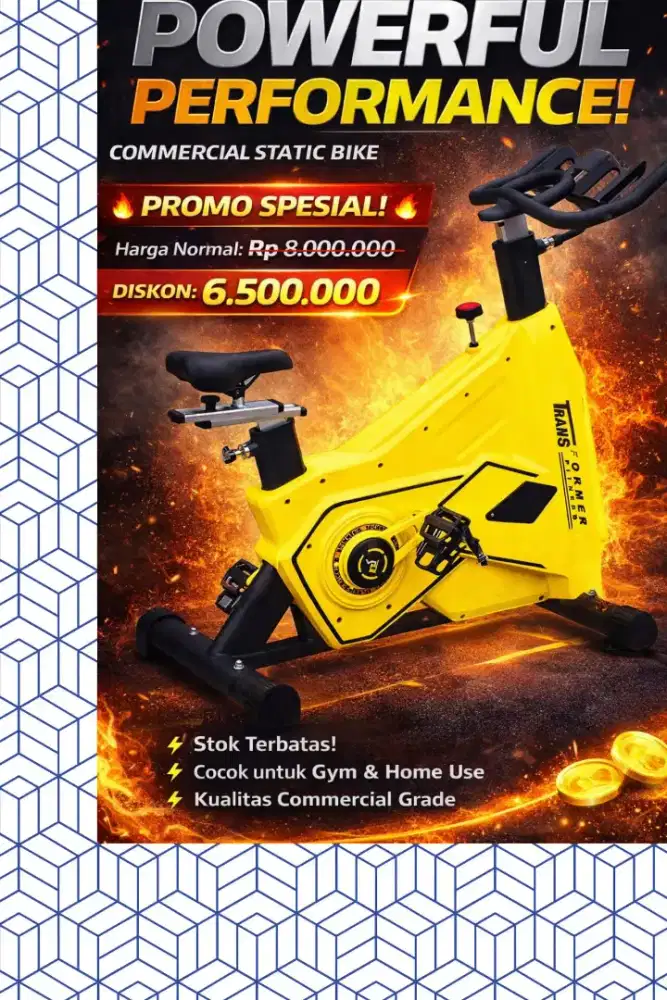 Sepeda statis gym Spinning Legacy Transformers