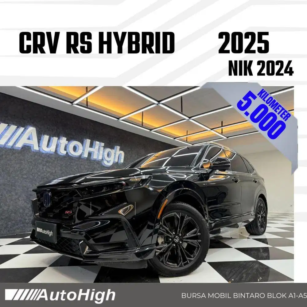 DP10% [Km5.000] CRV RS Hybrid 2024 Black / CR-V Reg 2023 #AUTOHIGH